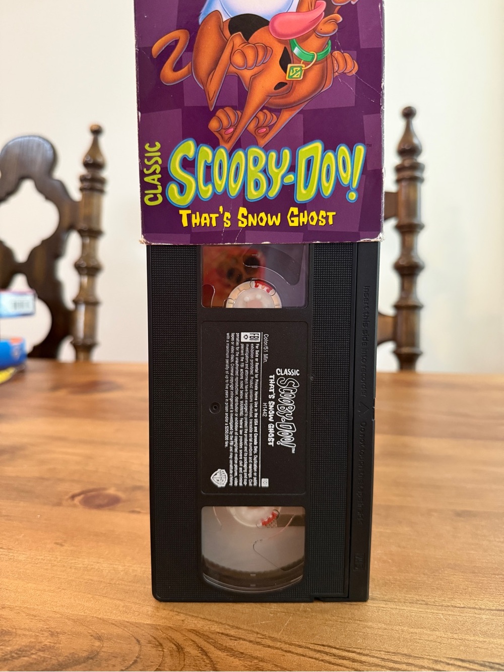Cartoon Network Scooby-Doo VHS Box - Purple, Green, Yellow thats snow ghost - Picture 6 of 6